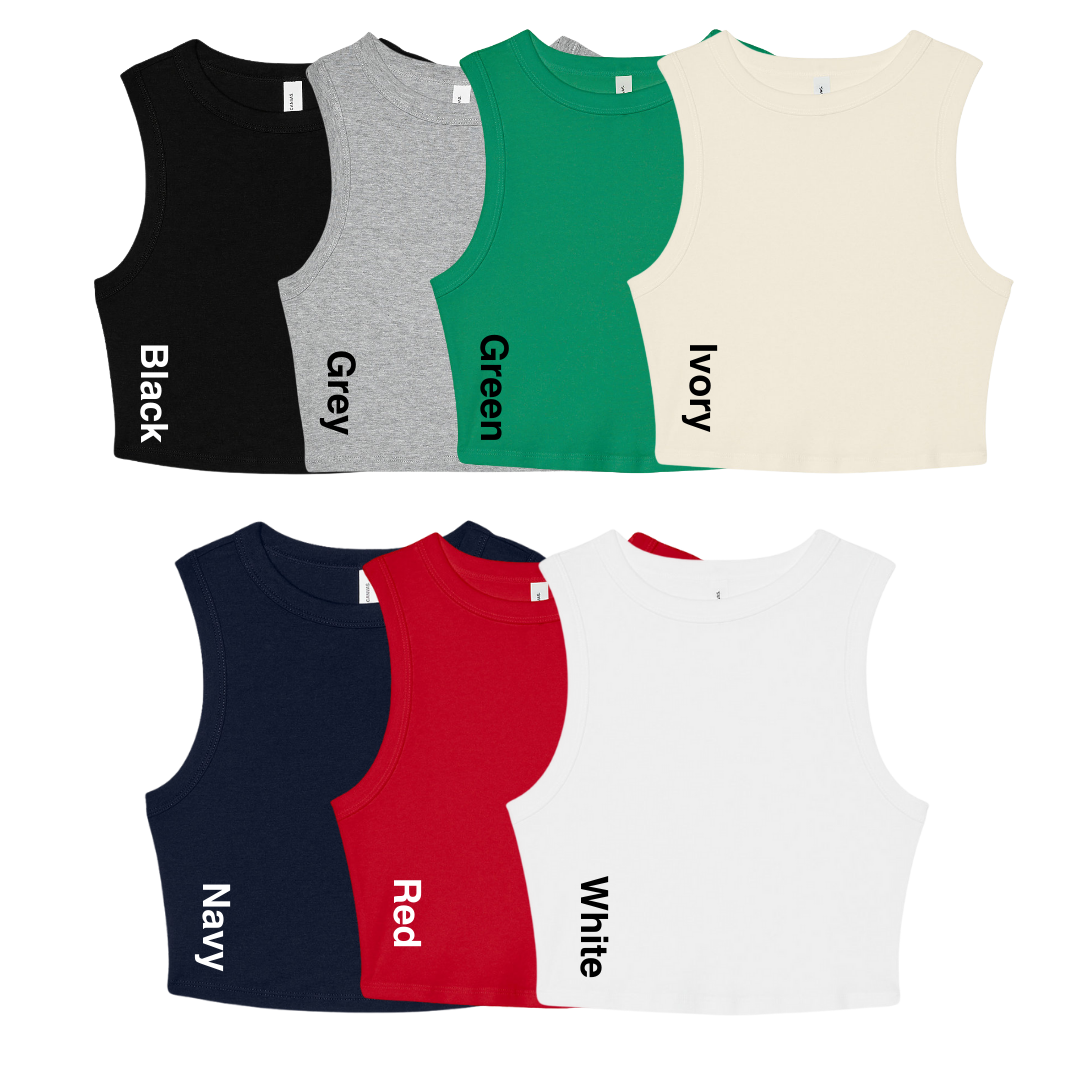 Benito Bowl Cropped Racerback Tank