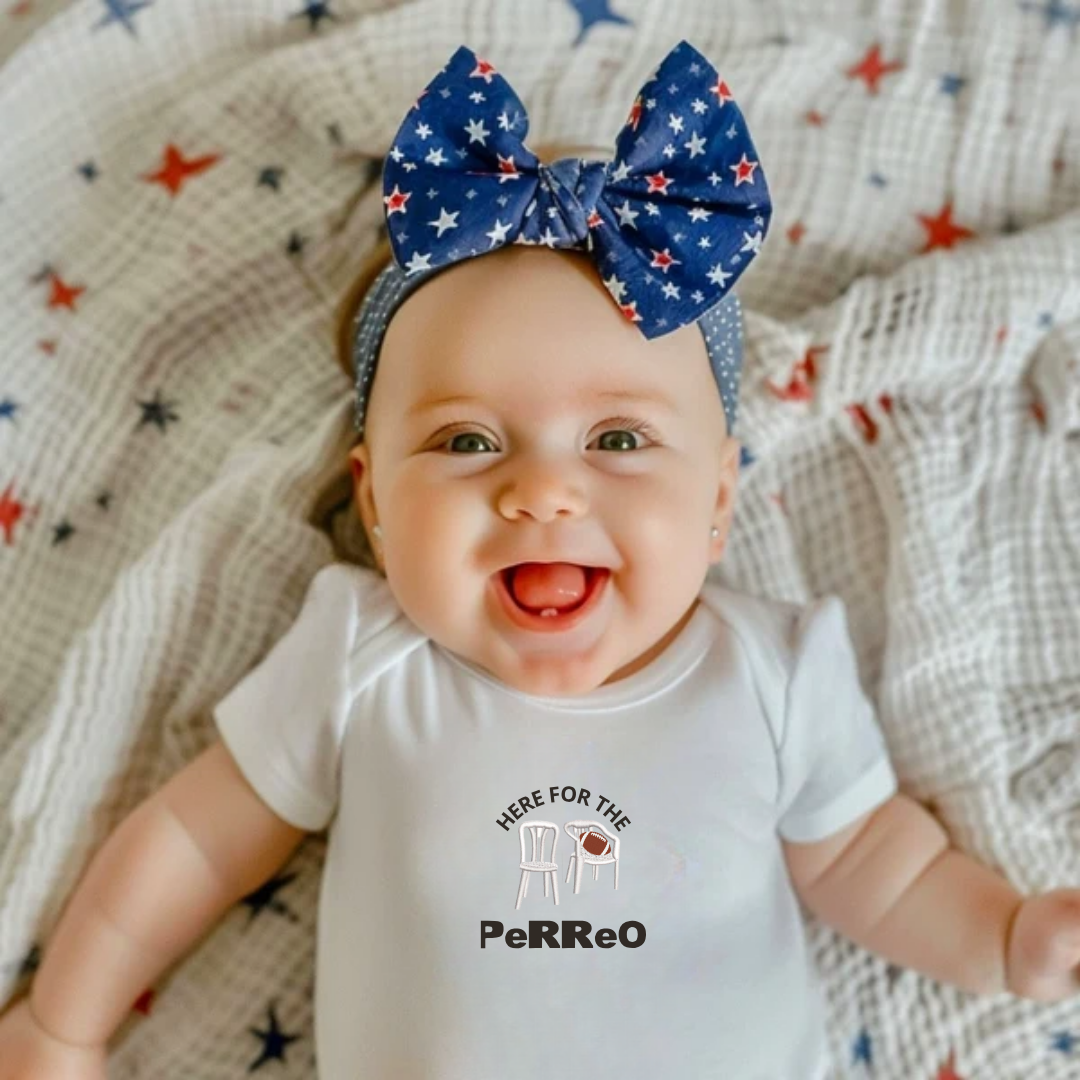 Here For The Perreo Baby Onesie