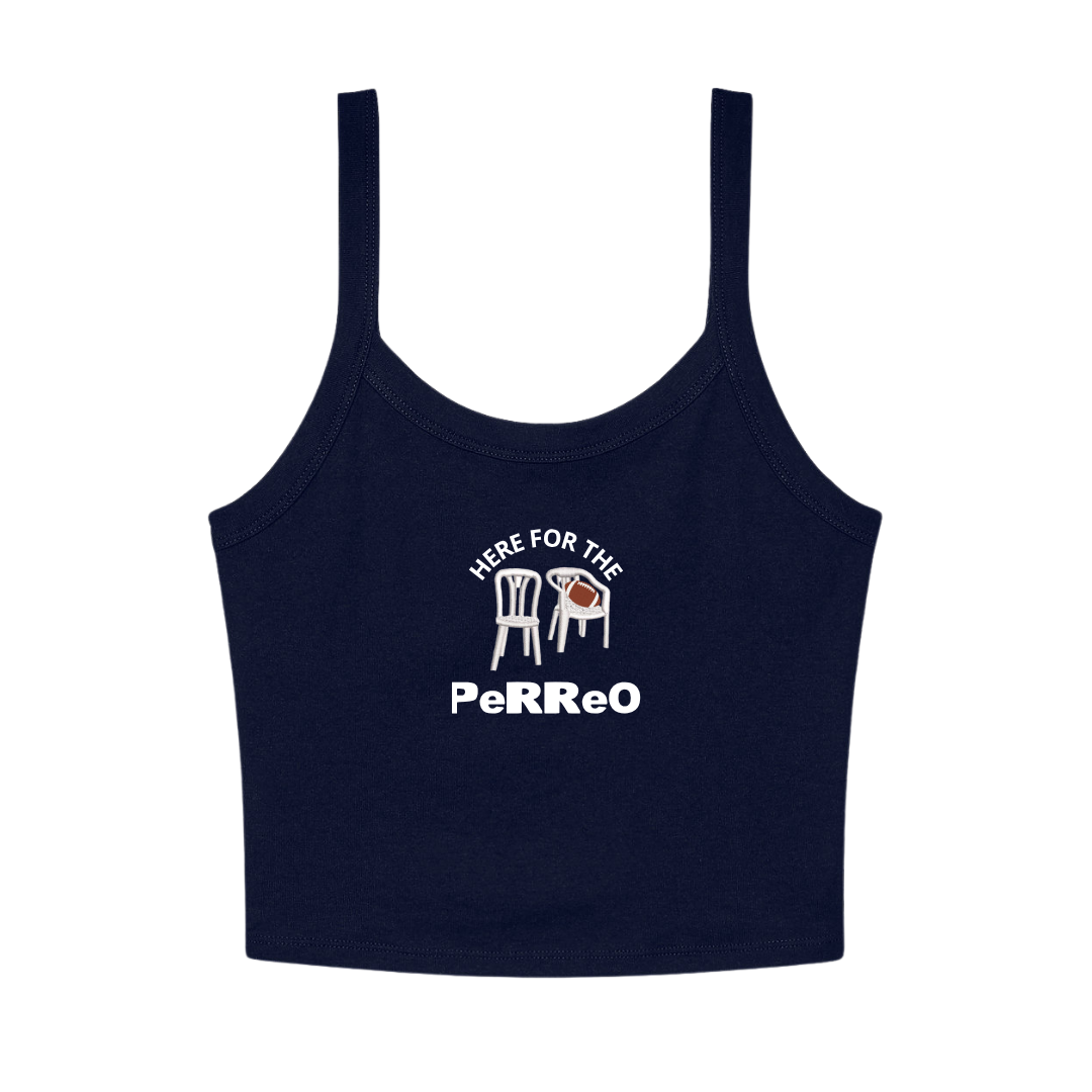 Here Fir The Perreo Cropped Tank