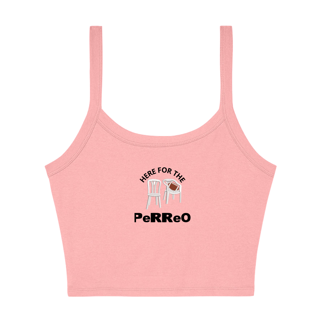 Here Fir The Perreo Cropped Tank