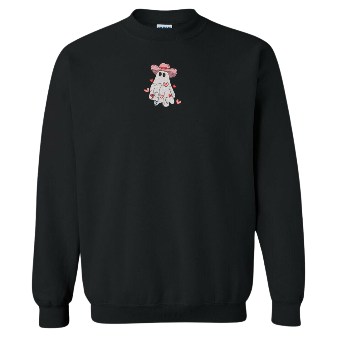 Howdy Valentine Ghost Crewneck