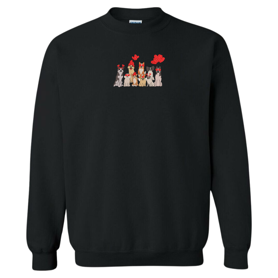 Valentine Pups Crewneck