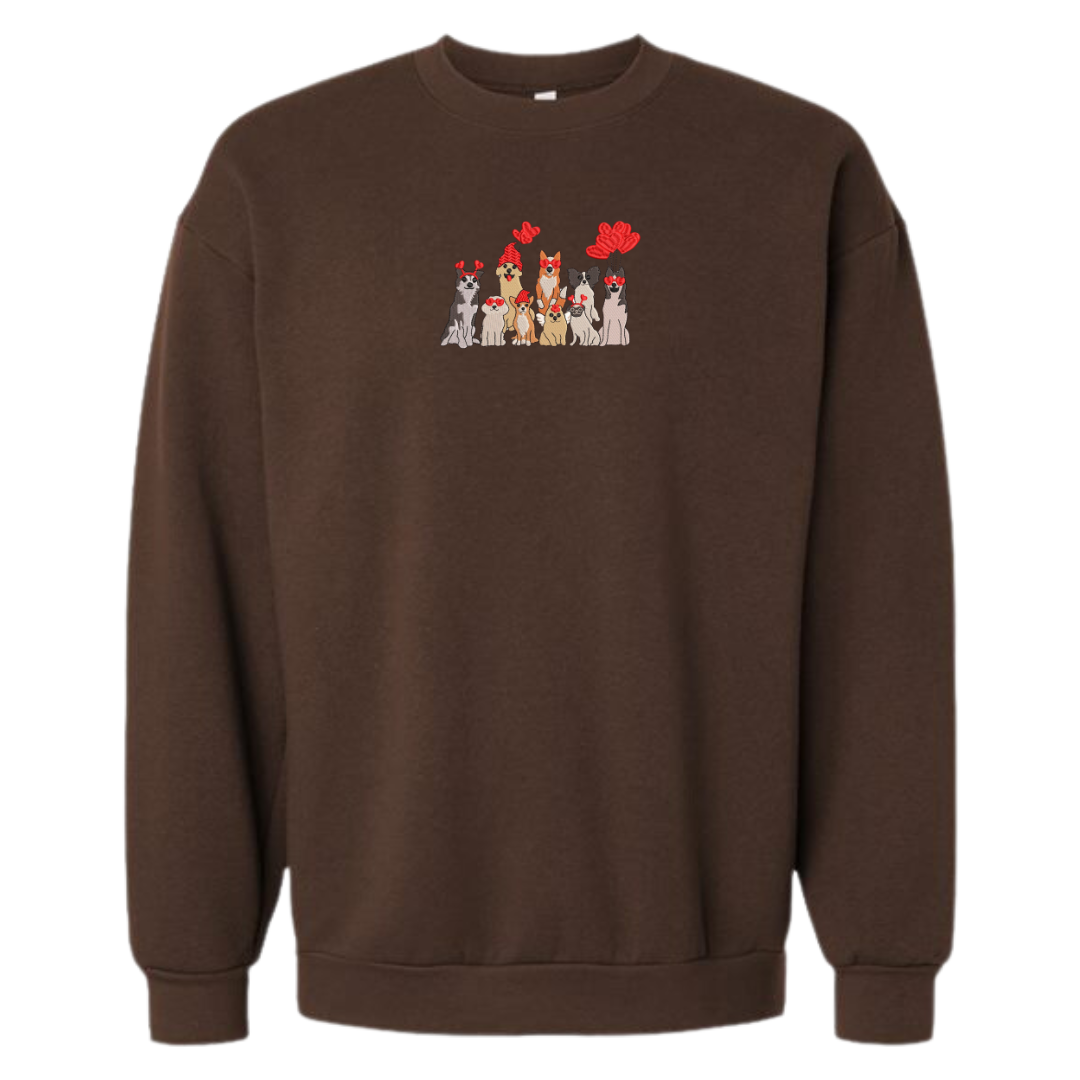 Valentine Pups Crewneck