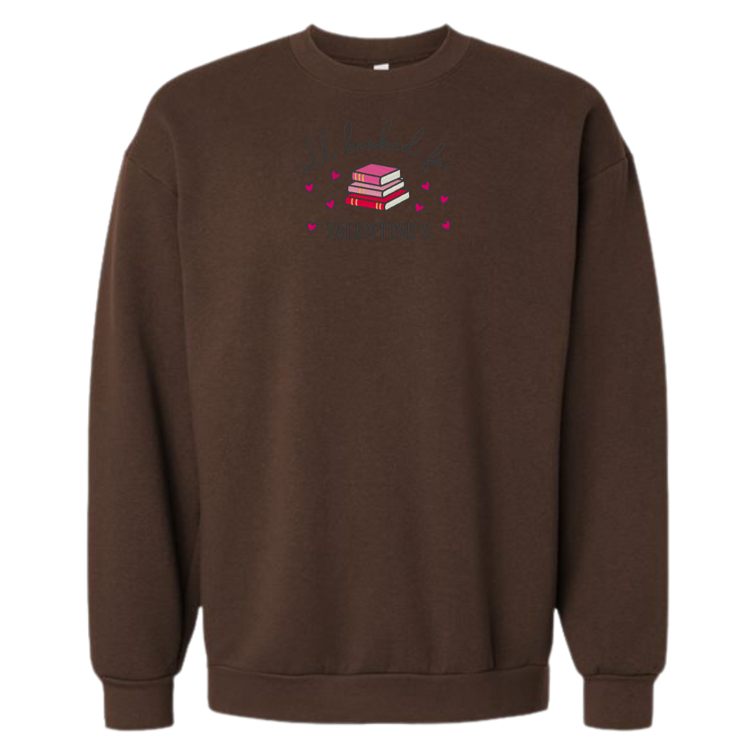 Booked Up For VDay Crewneck