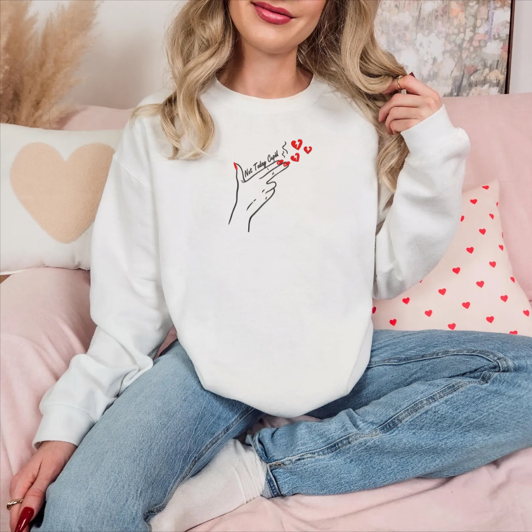 Not Today Cupid Crewneck