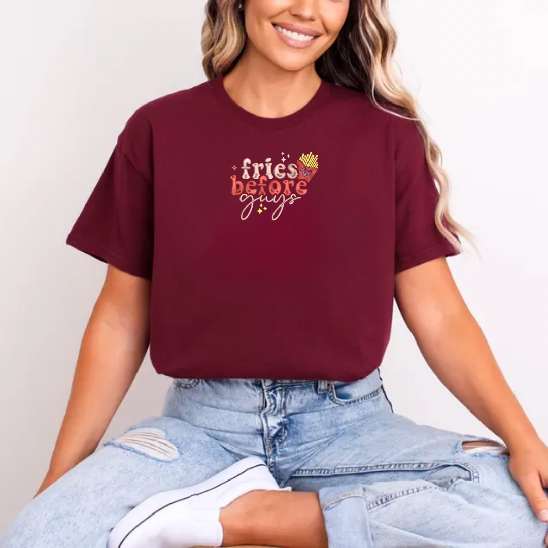 Fries Before Guys Tee