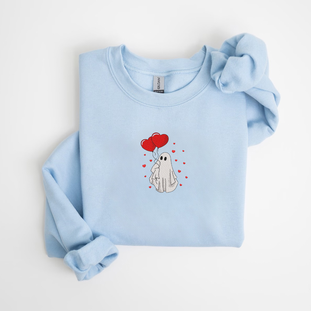 Love Balloon Ghost Crewneck