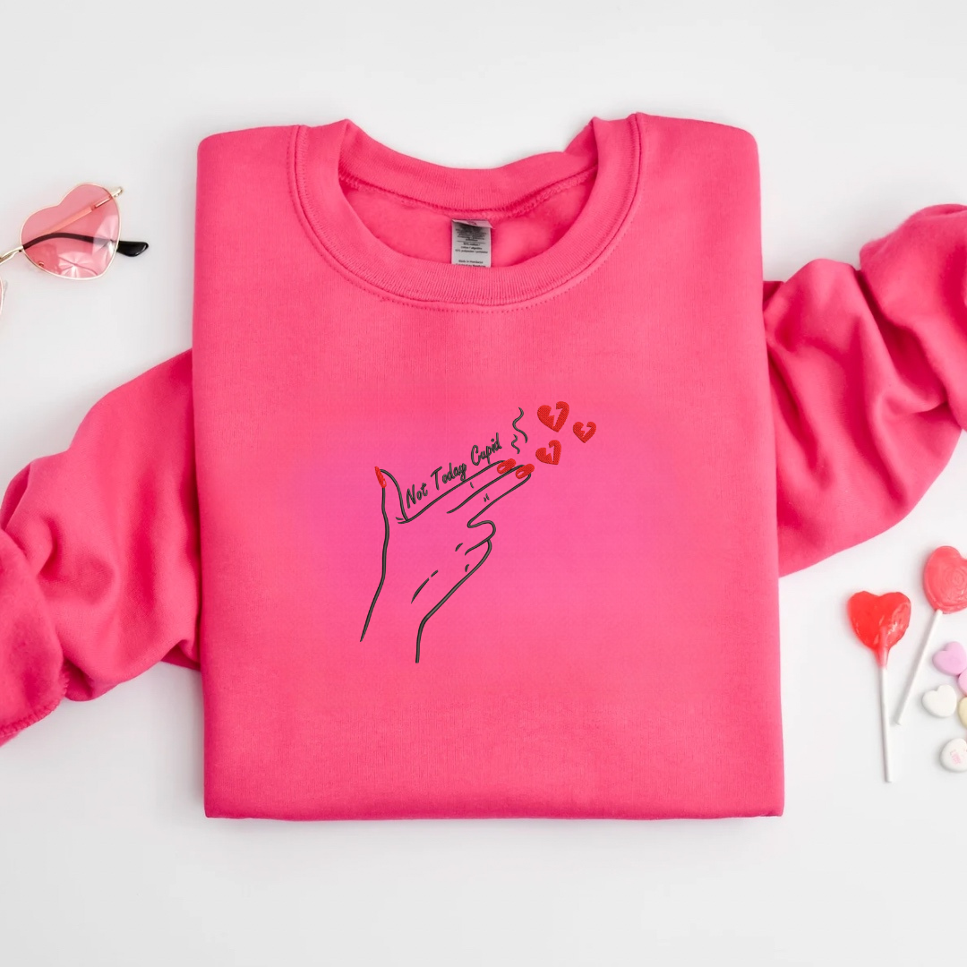 Not Today Cupid Crewneck