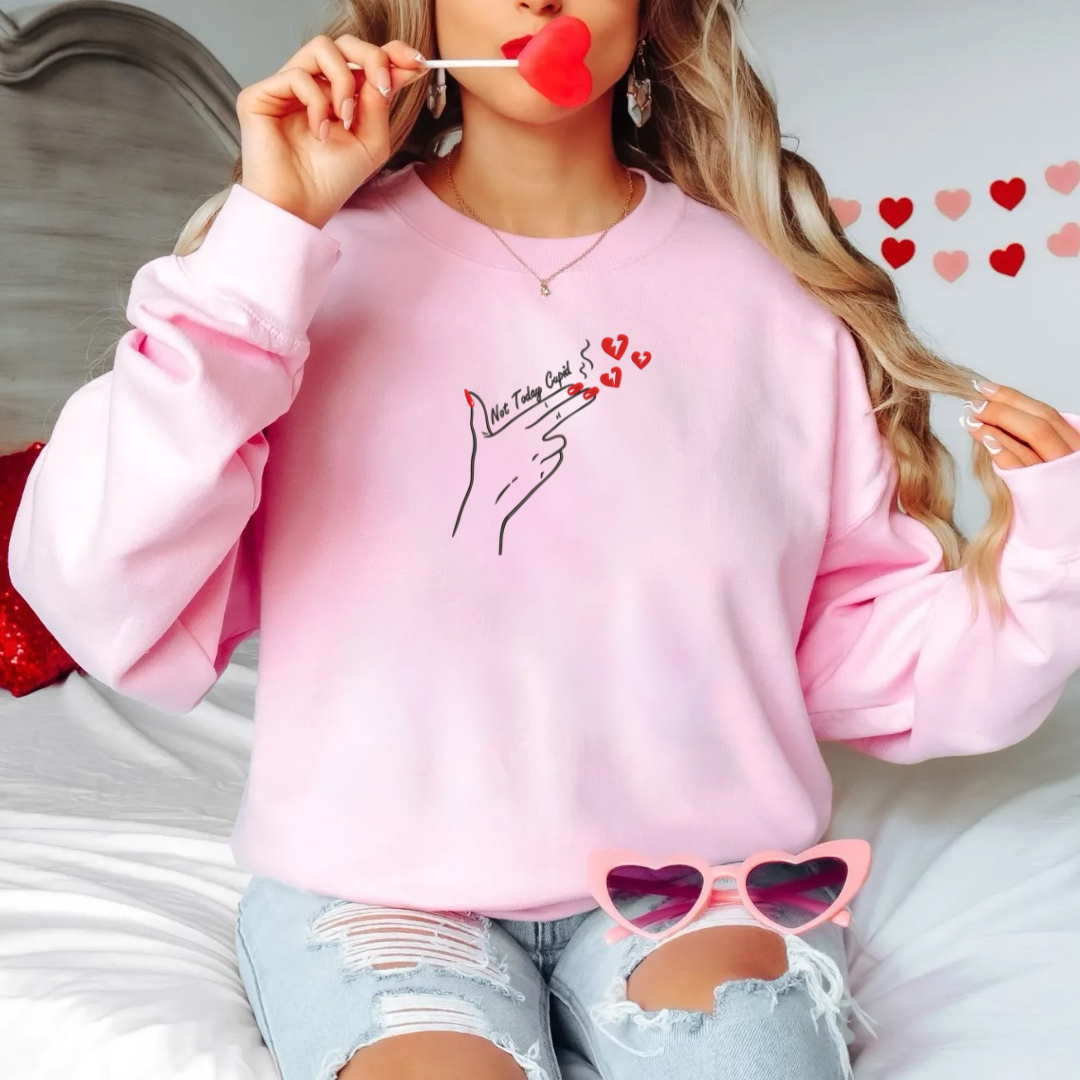 Not Today Cupid Crewneck