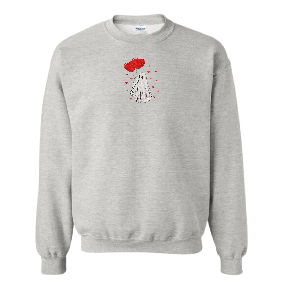Love Balloon Ghost Crewneck