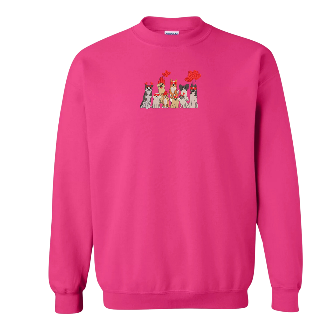 Valentine Pups Crewneck