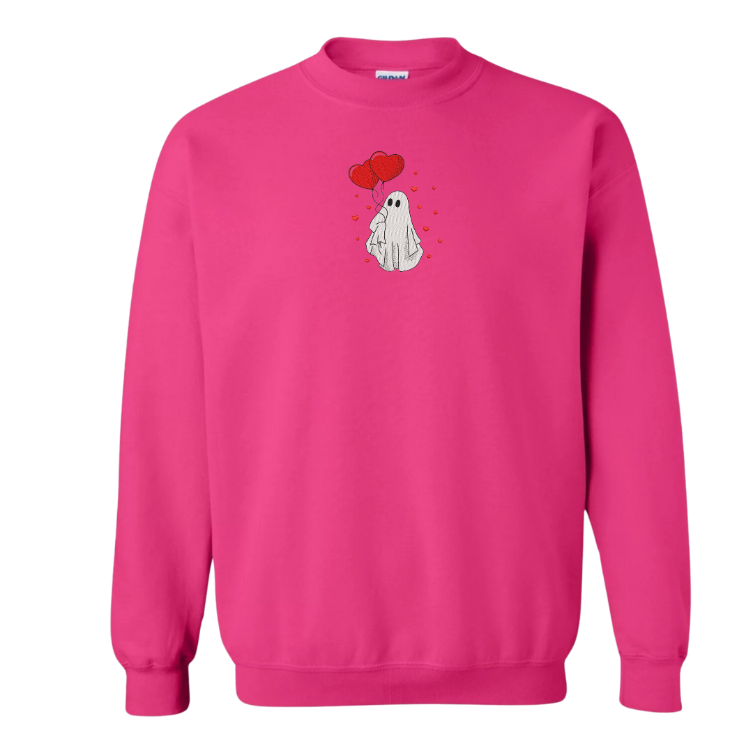 Love Balloon Ghost Crewneck
