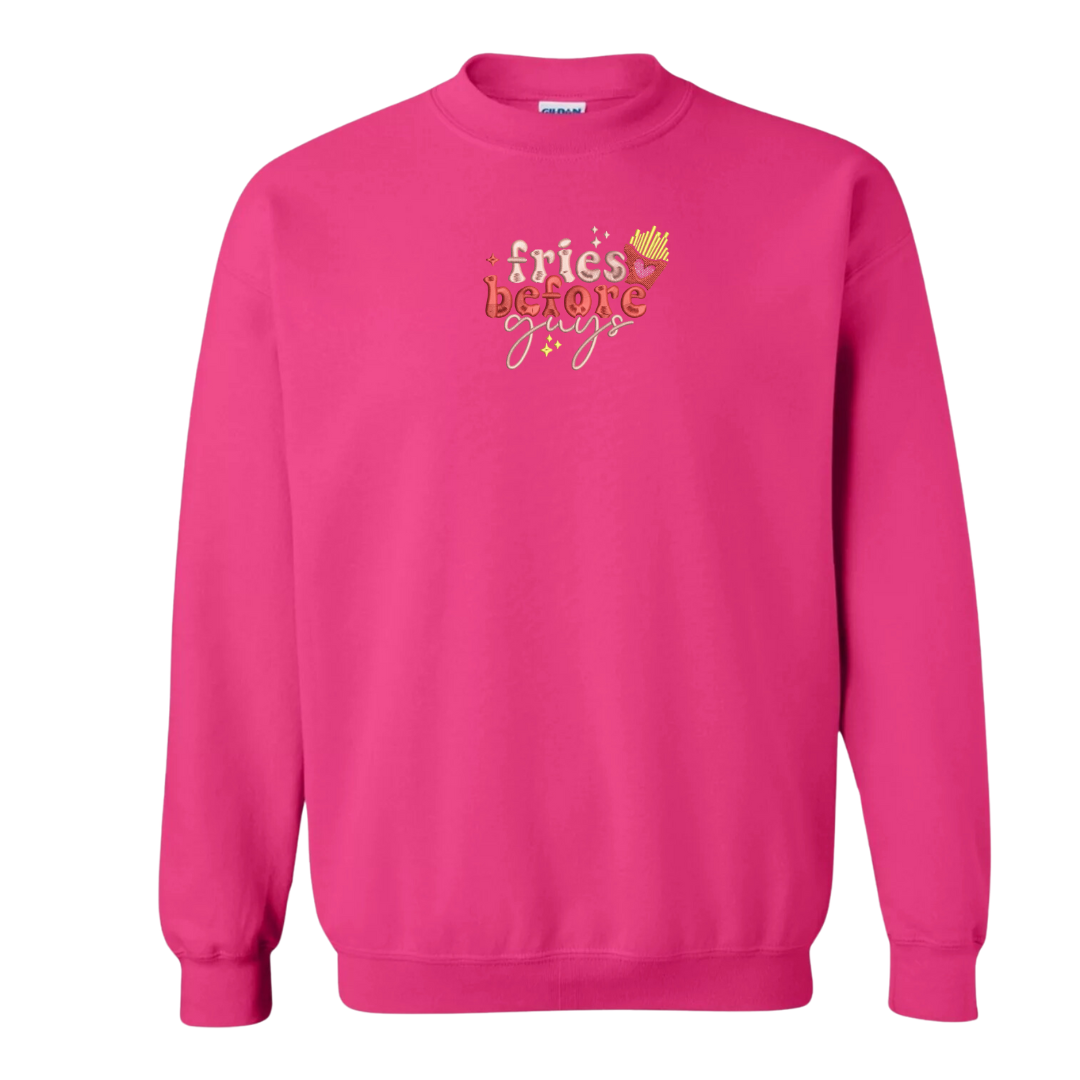 Fries Before Guys Crewneck