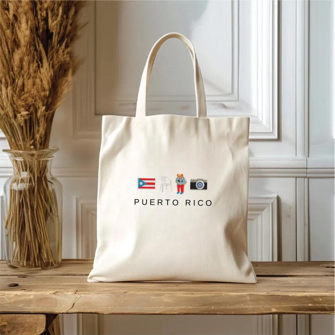 DTMF Puerto Rico Icons Tote Bag