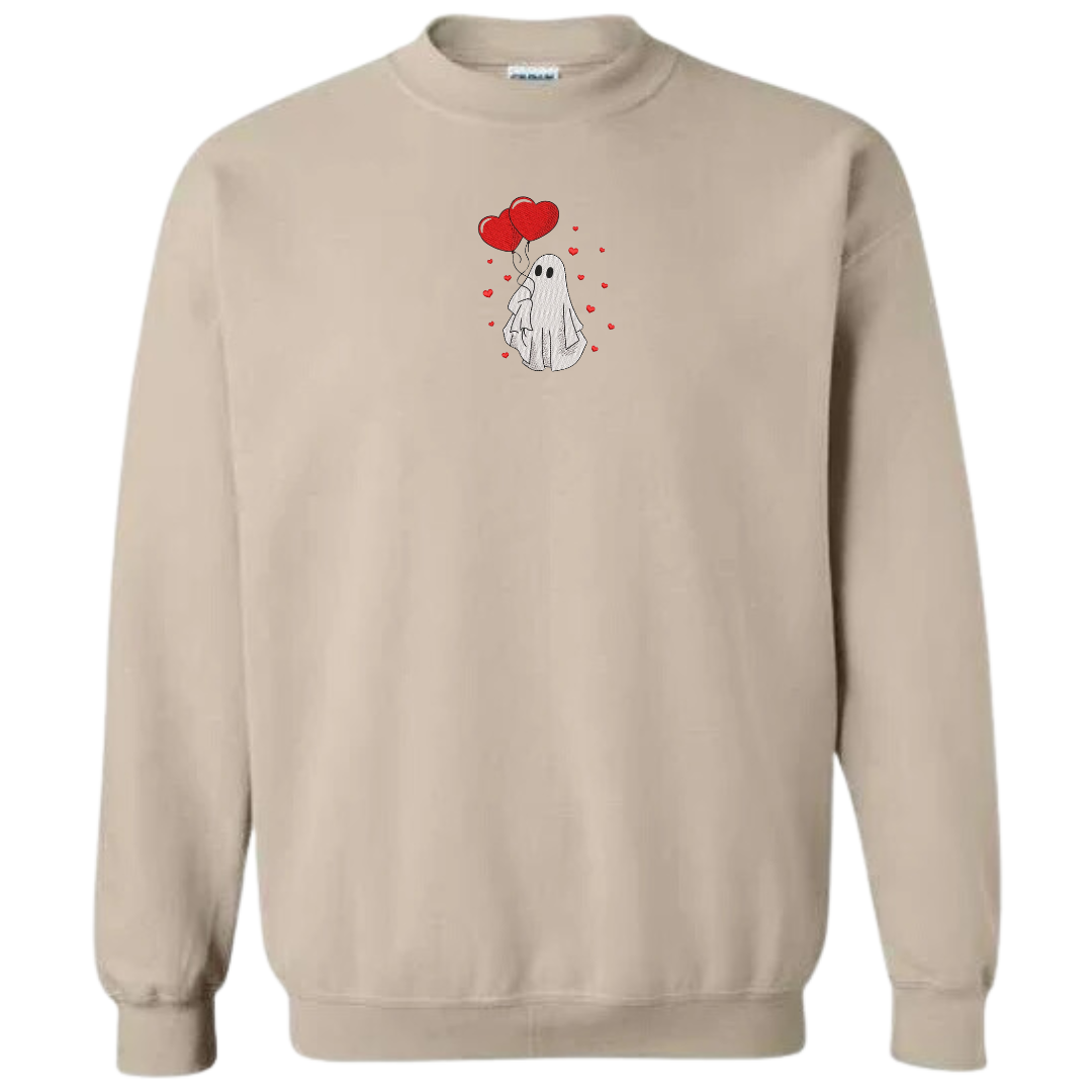 Love Balloon Ghost Crewneck