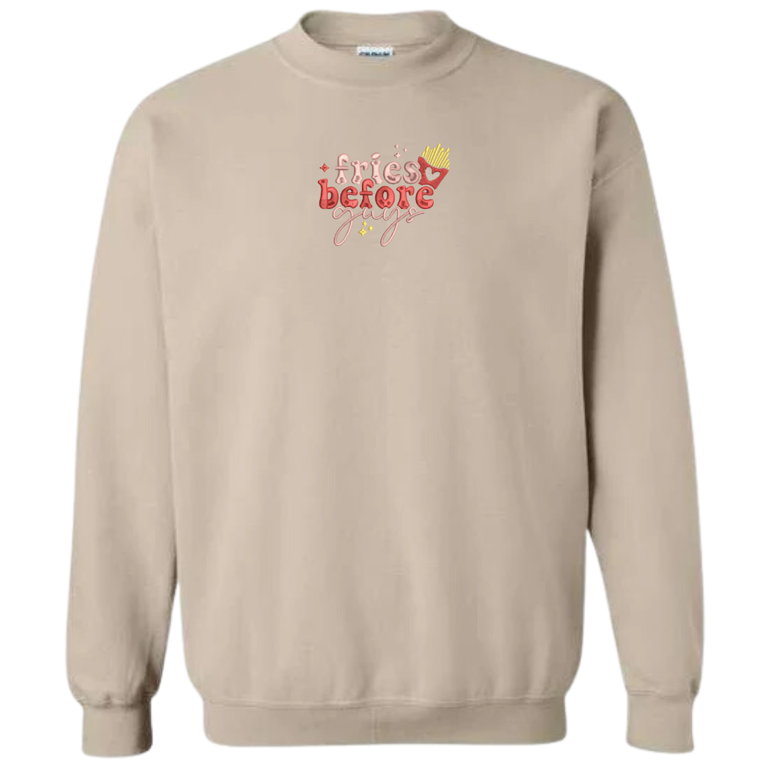 Fries Before Guys Crewneck