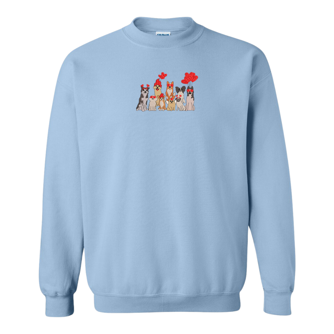 Valentine Pups Crewneck