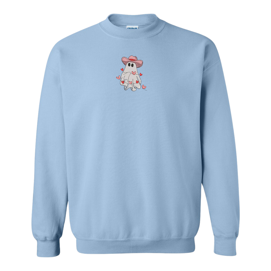 Howdy Valentine Ghost Crewneck