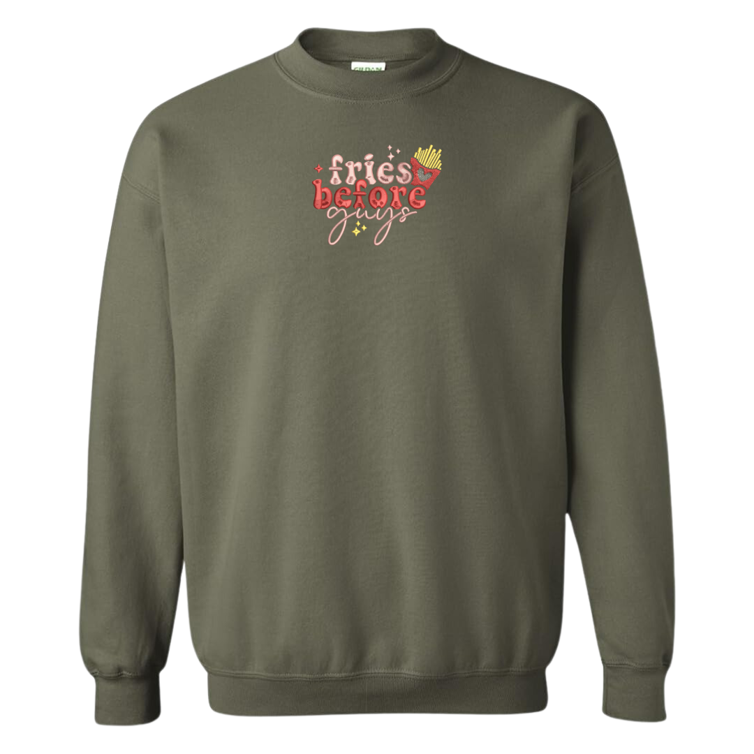Fries Before Guys Crewneck