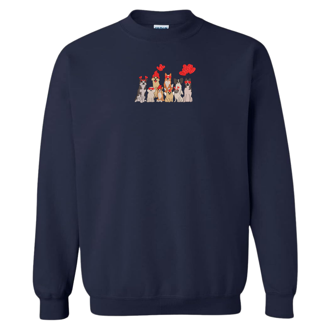 Valentine Pups Crewneck