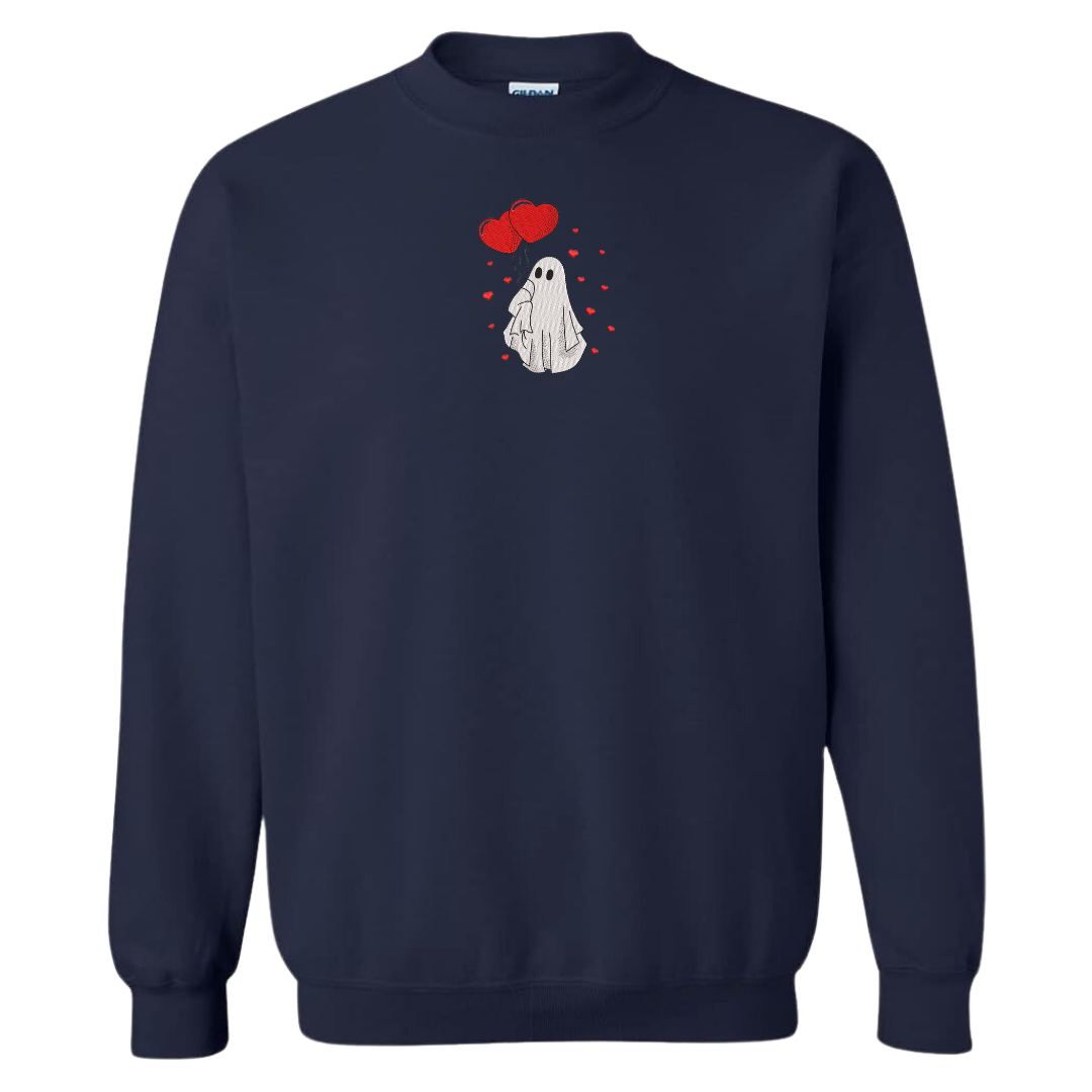 Love Balloon Ghost Crewneck