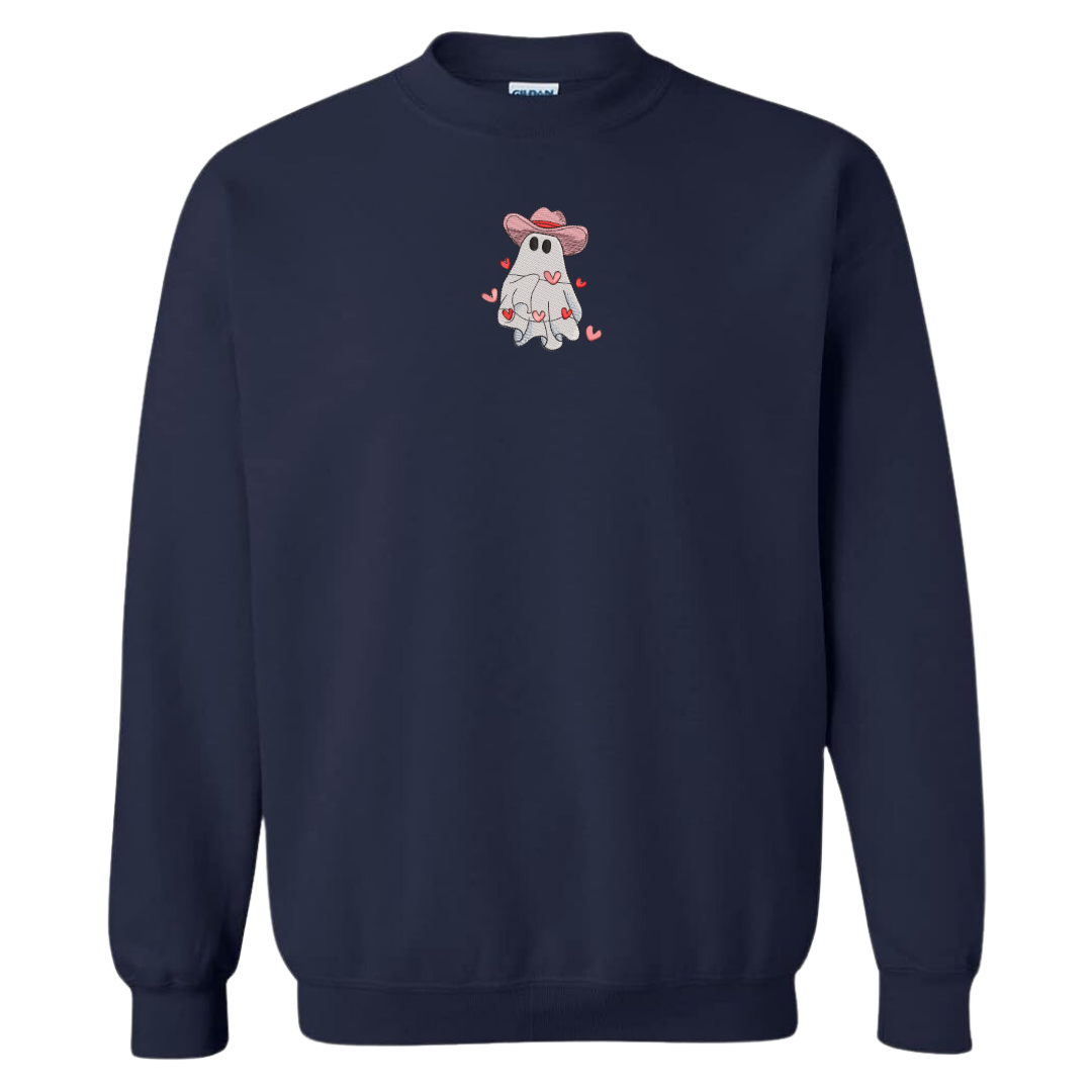Howdy Valentine Ghost Crewneck