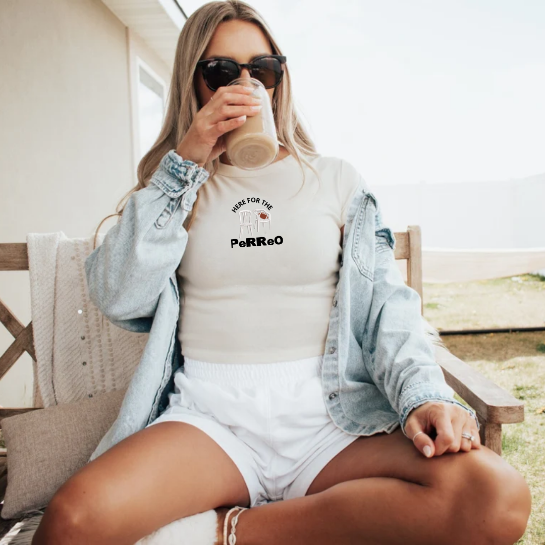 Here For The Perreo Baby Tee