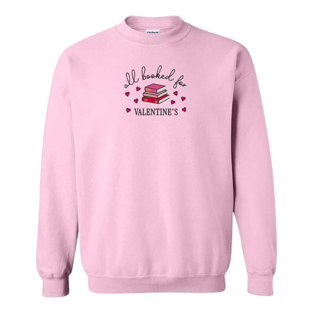 Booked Up For VDay Crewneck