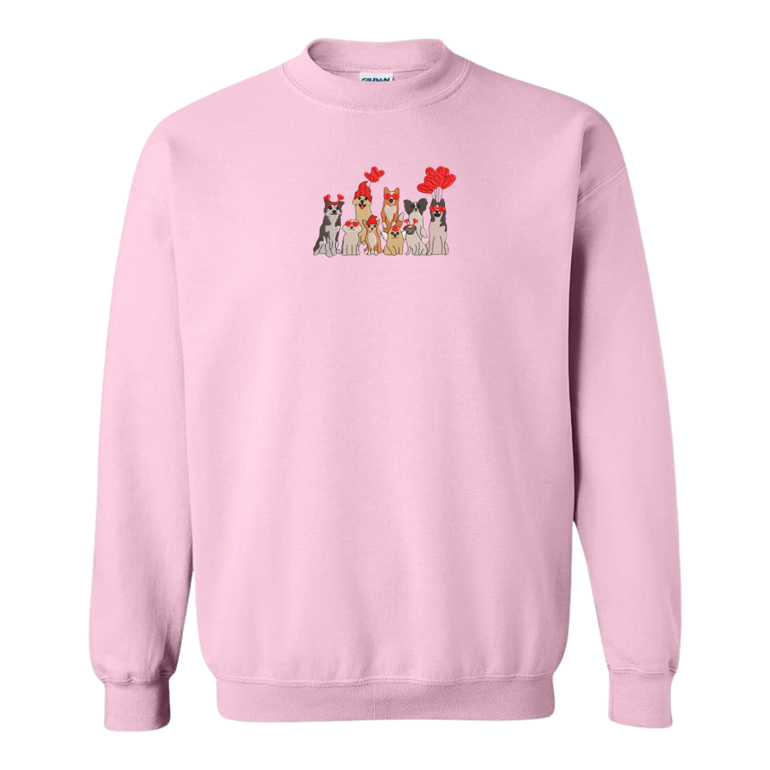 Valentine Pups Crewneck