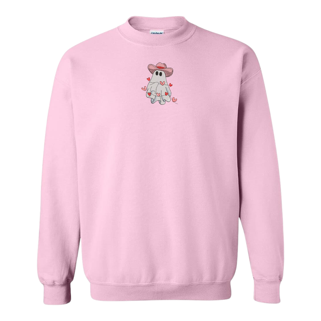 Howdy Valentine Ghost Crewneck