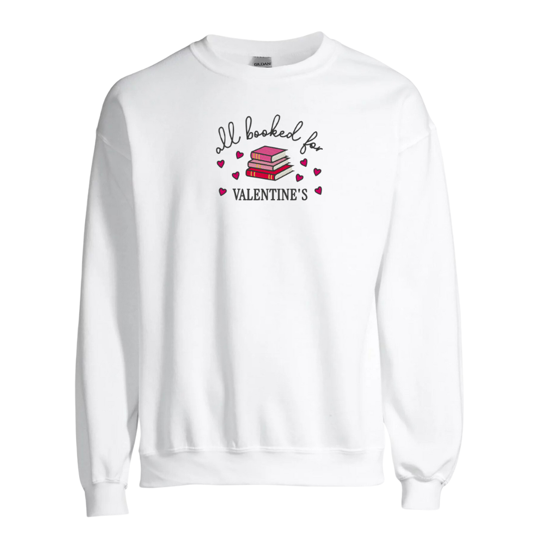 Booked Up For VDay Crewneck