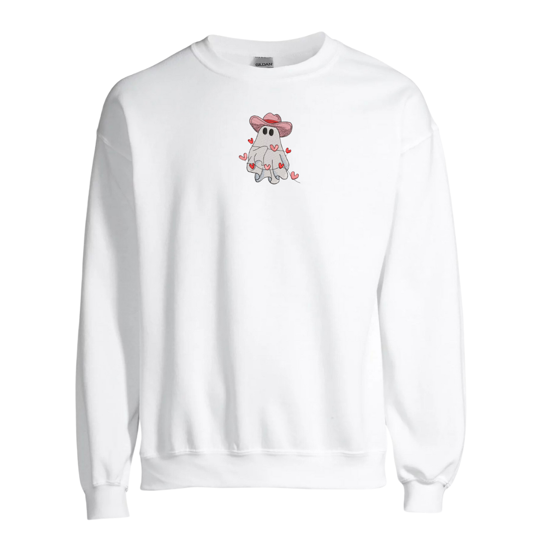 Howdy Valentine Ghost Crewneck