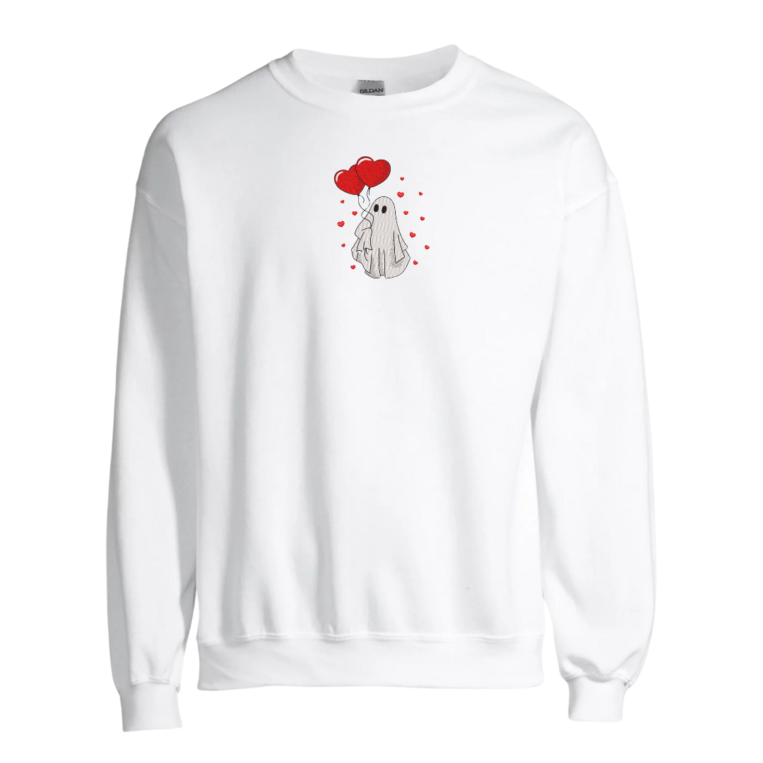 Love Balloon Ghost Crewneck