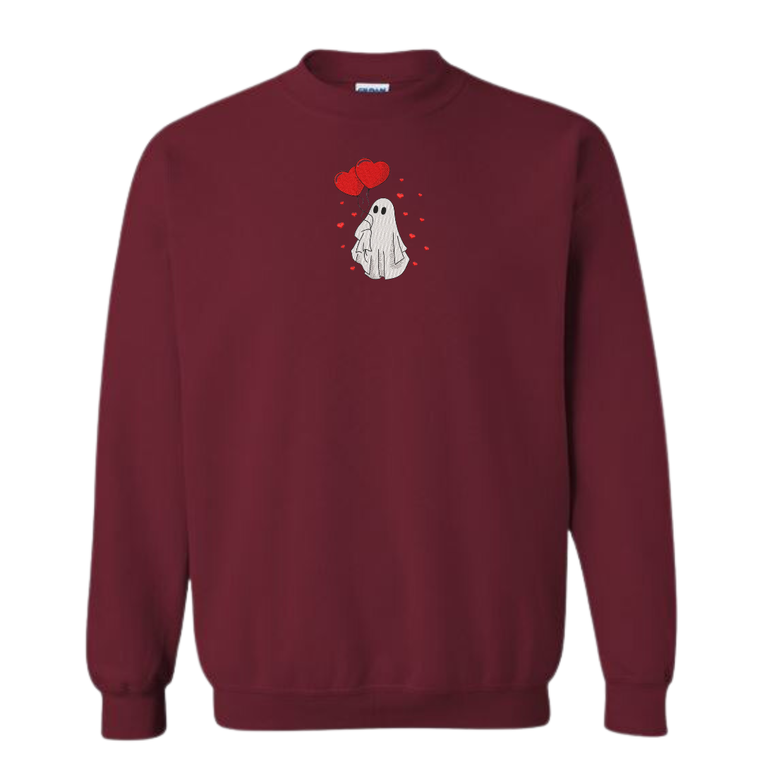 Love Balloon Ghost Crewneck