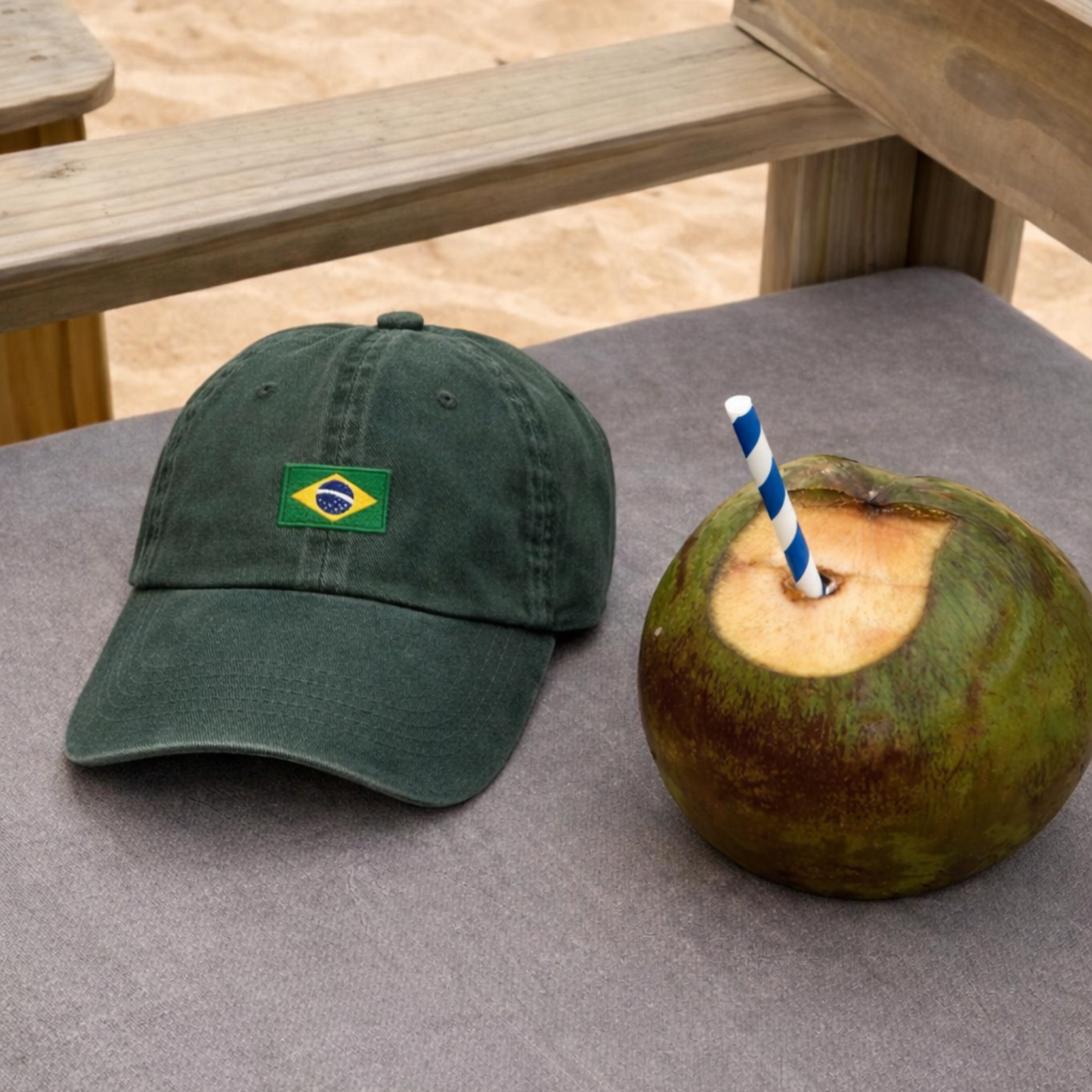 Brazil Flag Dad Hat