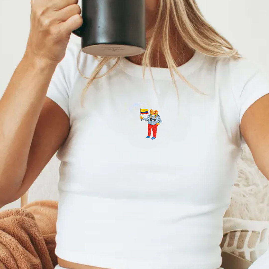 Colombia Concho Baby Tee