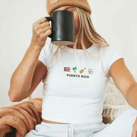 Puerto Rico Icons Baby Tee