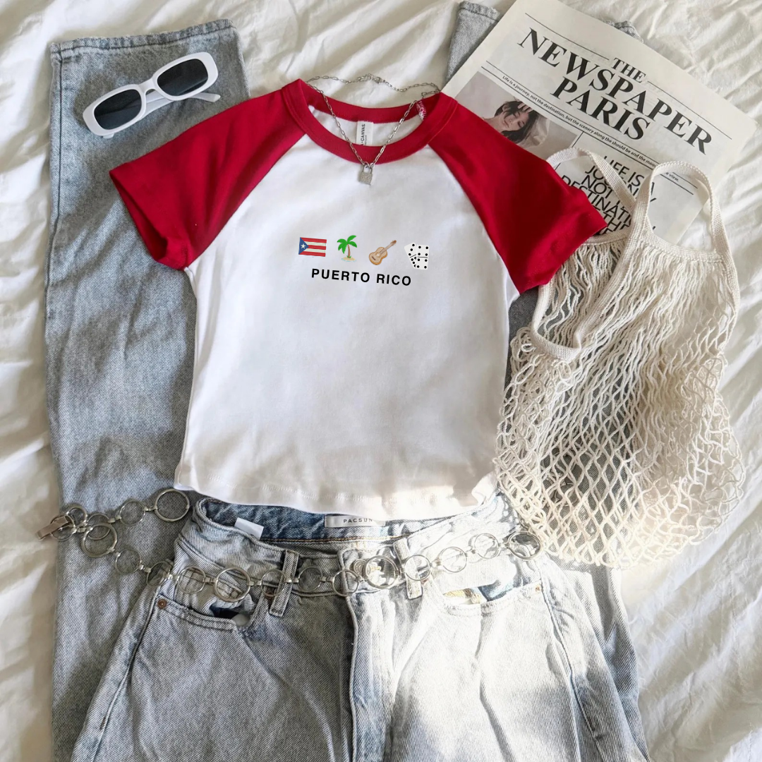 Puerto Rico Icons Baby Tee