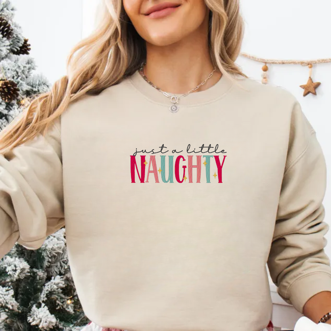 Just A Little Naughty Crewneck