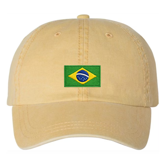 Brazil Flag Dad Hat