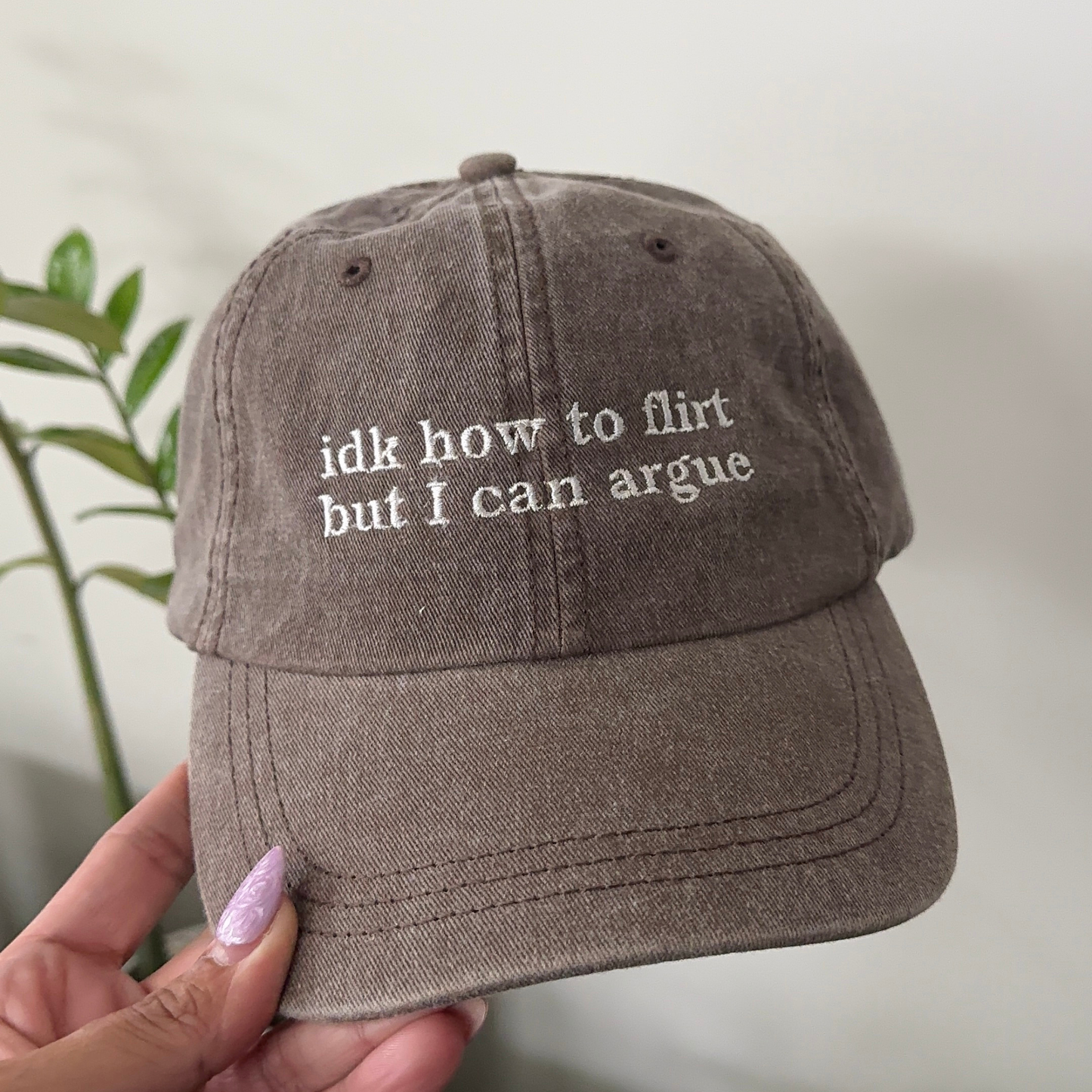 idk how to flirt Dad Hat