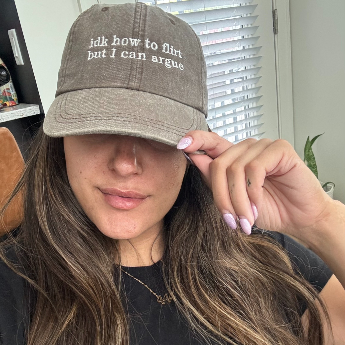 idk how to flirt Dad Hat