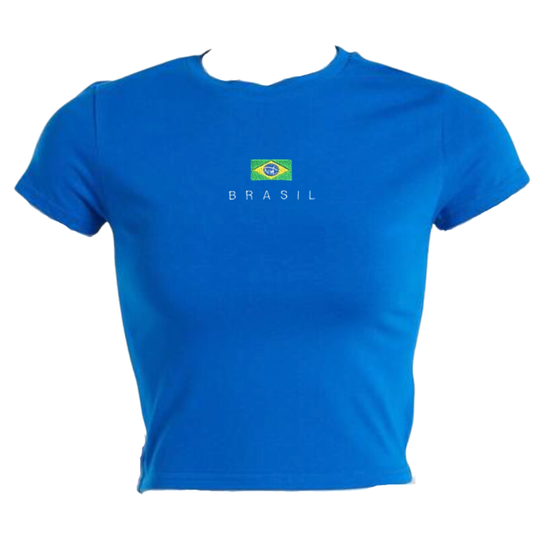 Brasil Cropped Tee