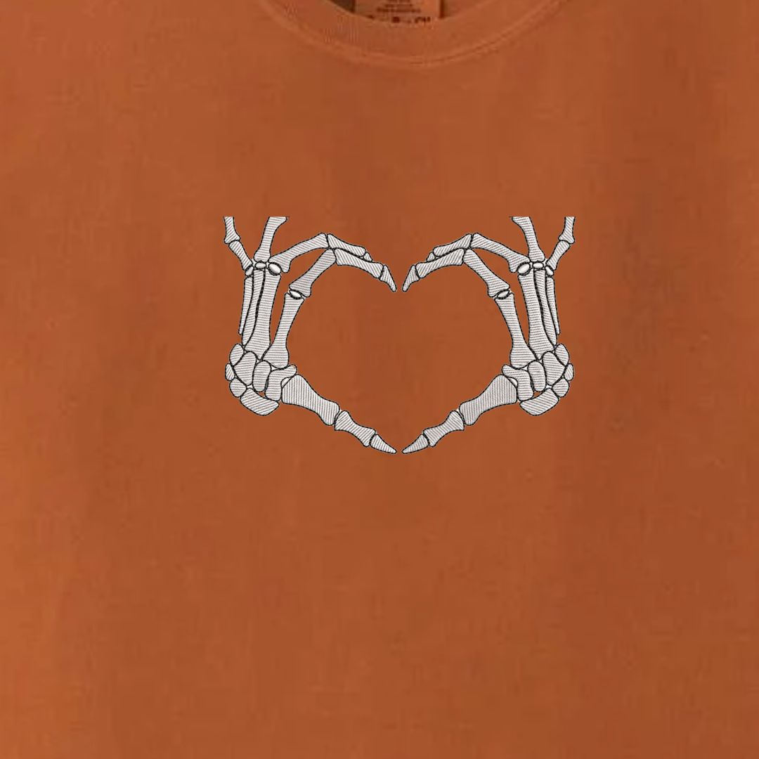 Skeleton Love Hands Tee