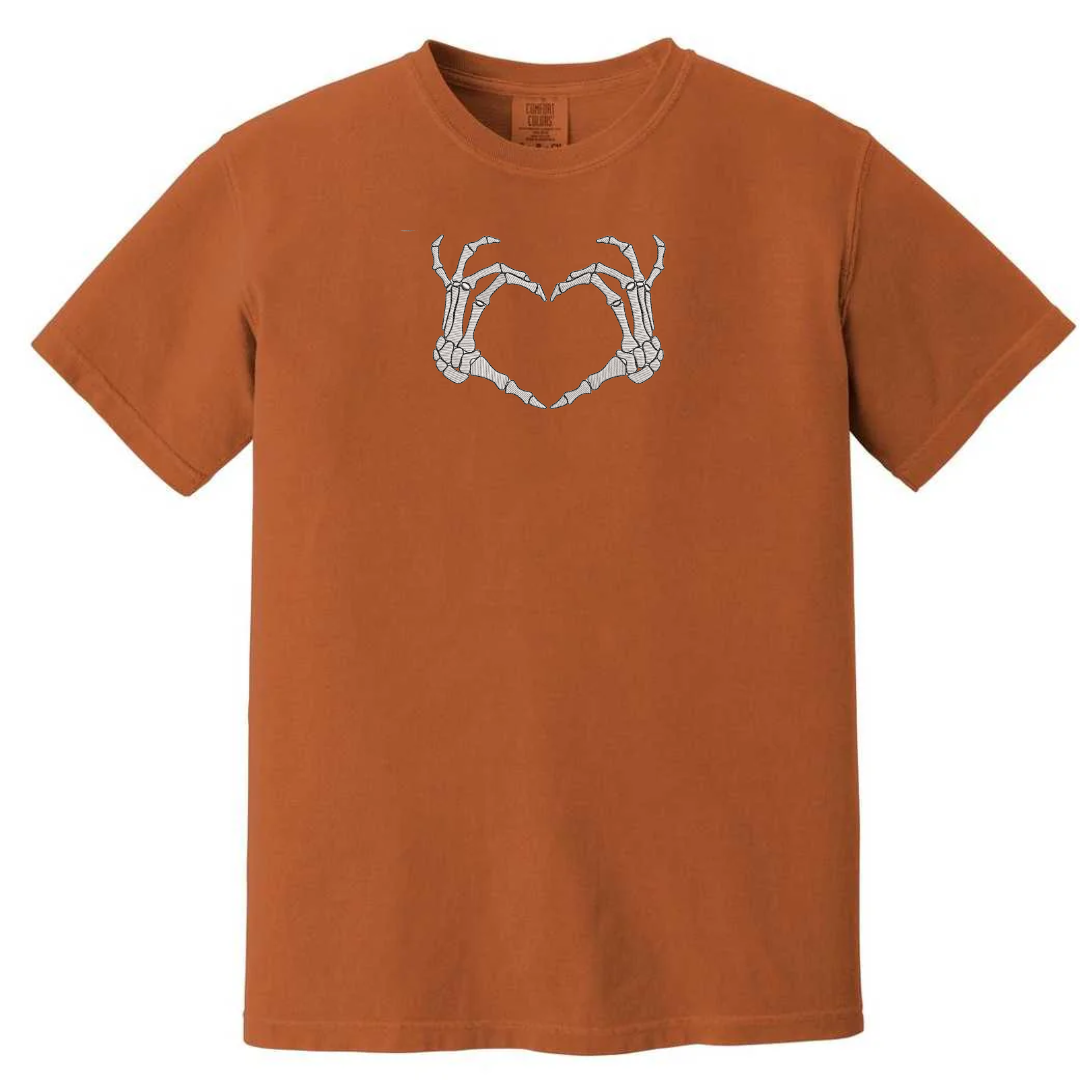 Skeleton Love Hands Tee