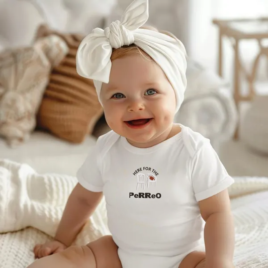 Here For The Perreo Baby Onesie