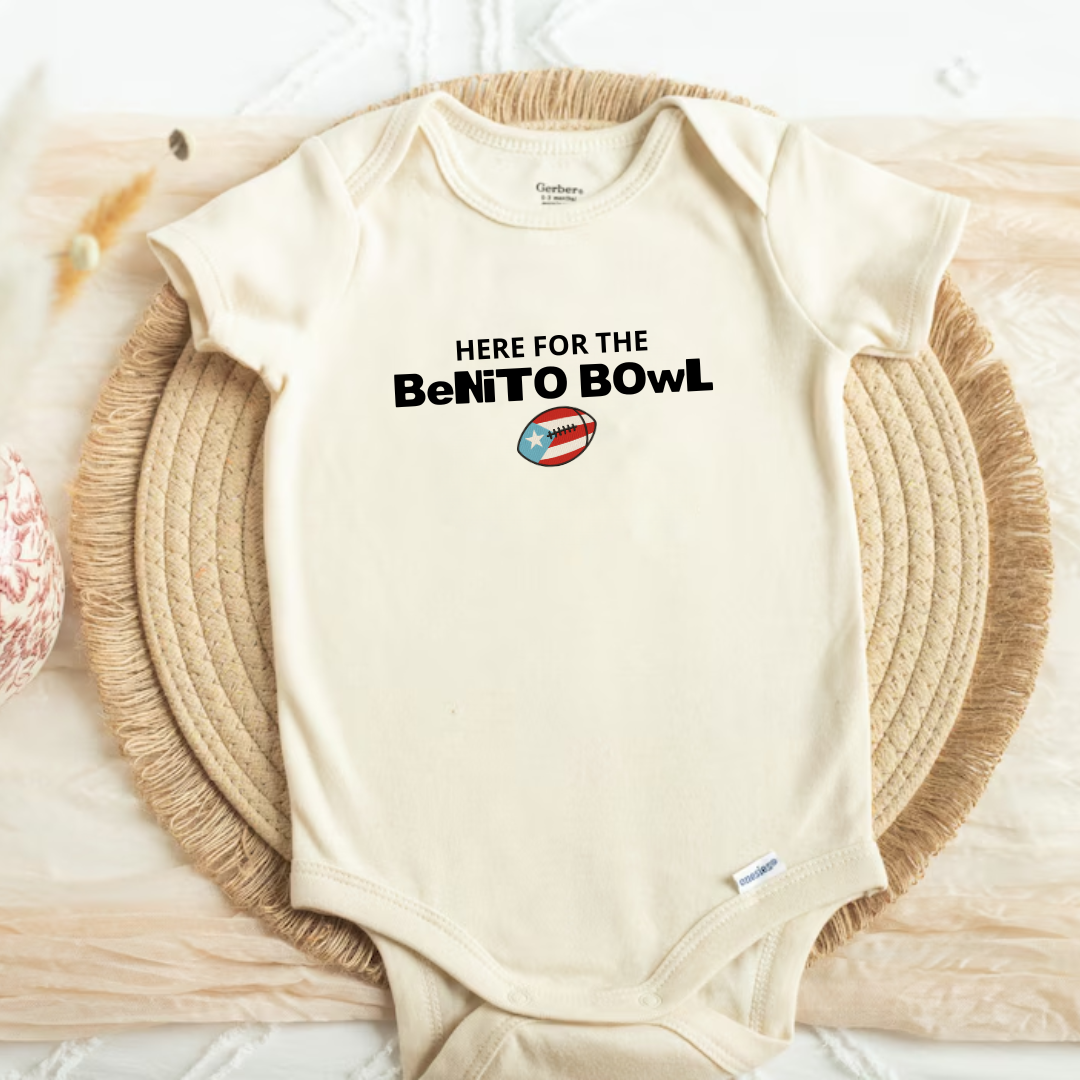 Baby Benito Bowl Onesie