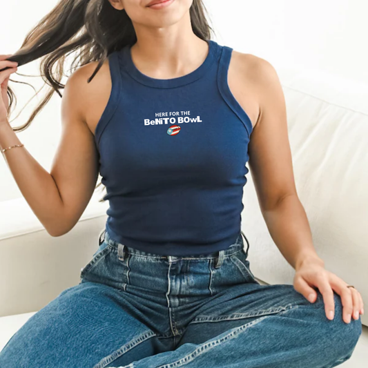 Benito Bowl Cropped Racerback Tank