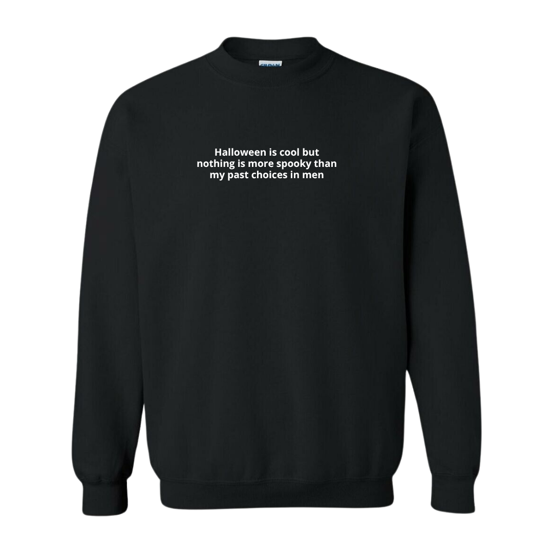 Past Choices in Men Embroidered Crewneck Sweatshirt