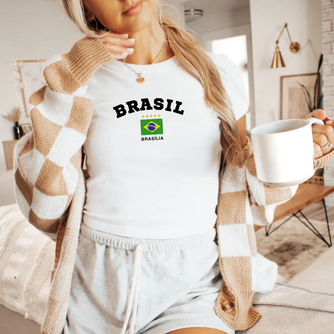 Brasilia, Brasil Baby Tee